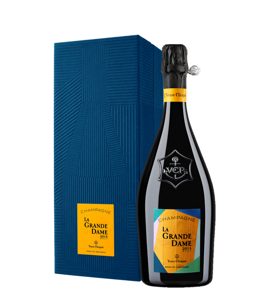 Veuve Clicquot La Grande Dame by Paola Paronetto with Gift Box 2015  Front Bottle Shot