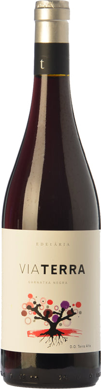 Bodegas Edetaria Via Terra Negra Garnatxa 2021  Front Bottle Shot