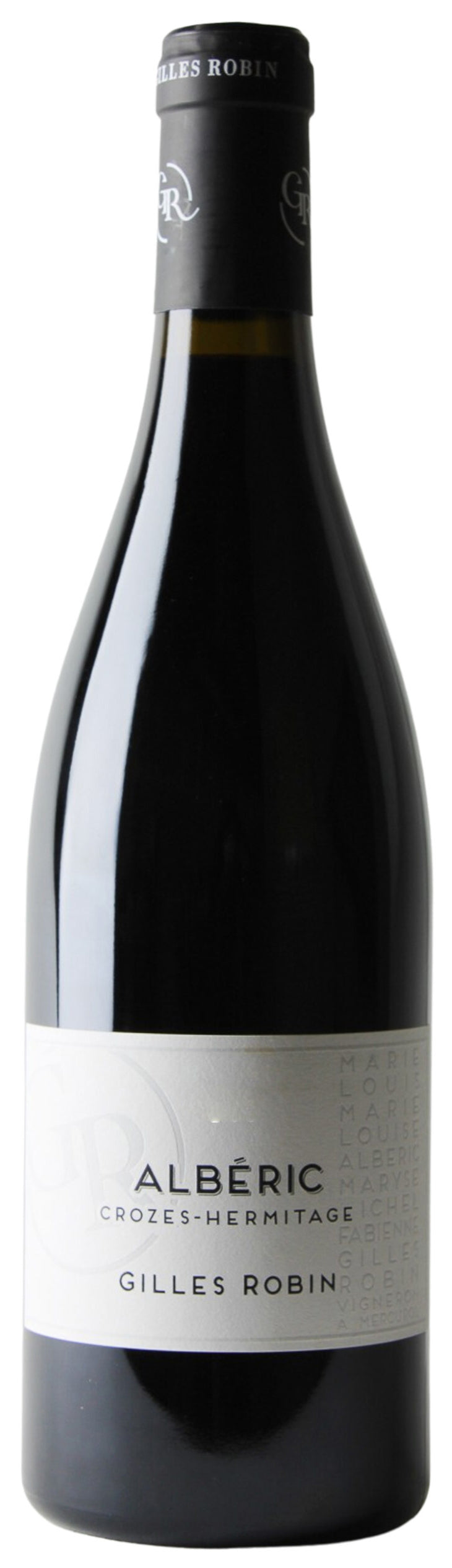 Gilles Robin Crozes-Hermitage Alberic 2019  Front Bottle Shot