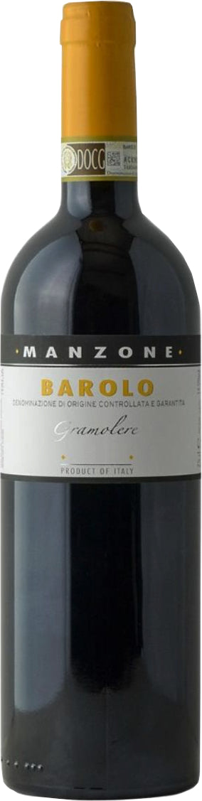 Manzone Barolo Gramolere 2018  Front Bottle Shot