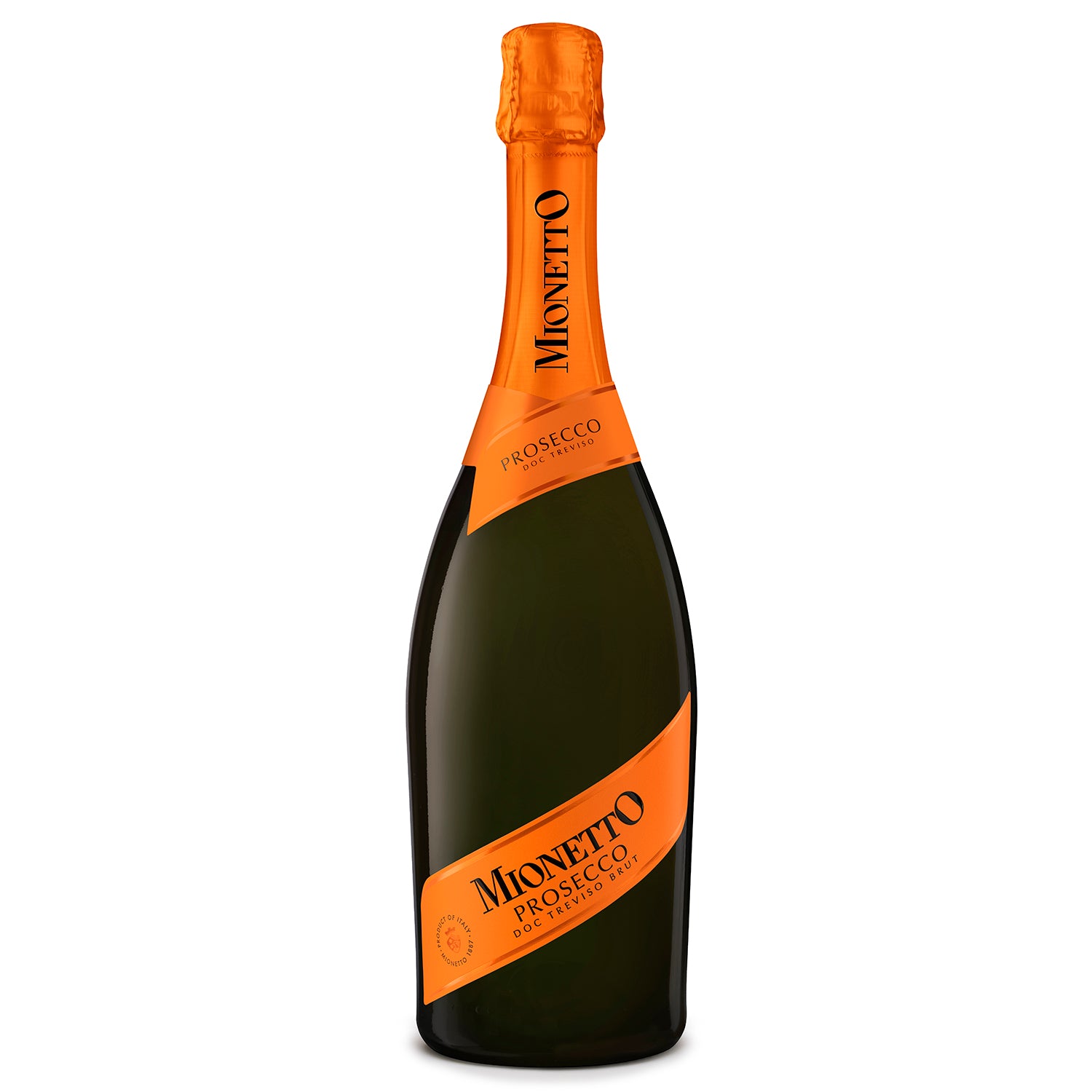 Mionetto Prosecco Brut  Front Bottle Shot