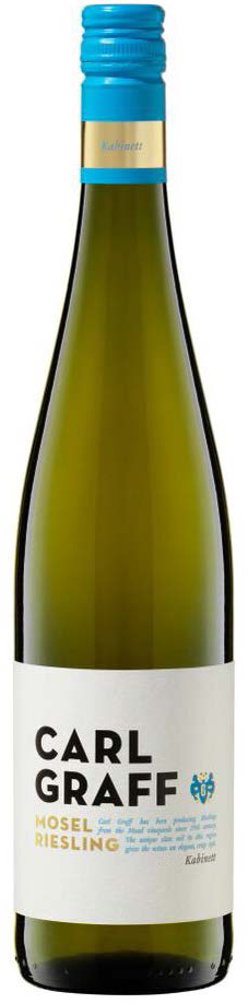 Carl Graff Mosel Riesling Kabinett 2022  Front Bottle Shot