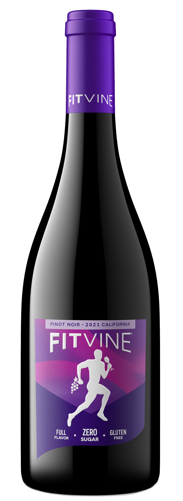 FitVine Pinot Noir 2021  Front Bottle Shot