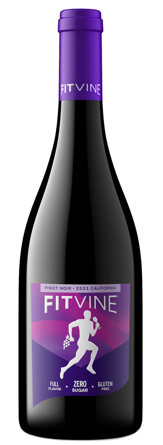 FitVine Pinot Noir 2021  Front Bottle Shot