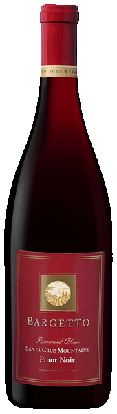 Bargetto Pommard Clone Pinot Noir 2022  Front Bottle Shot