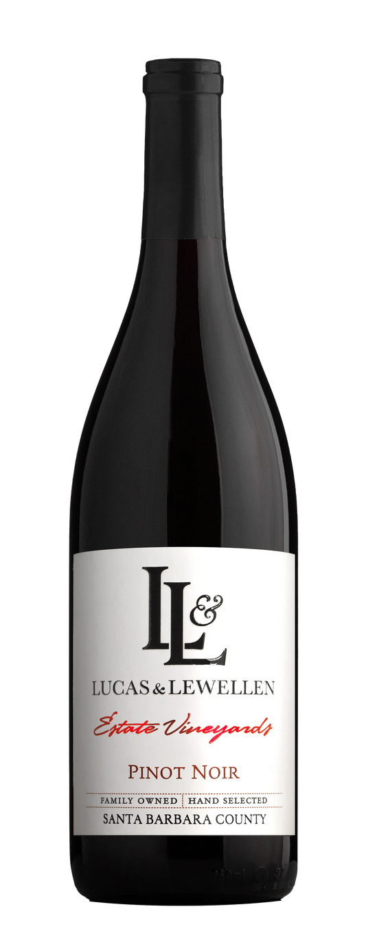Lucas & Lewellen Santa Barbara Pinot Noir 2021  Front Bottle Shot