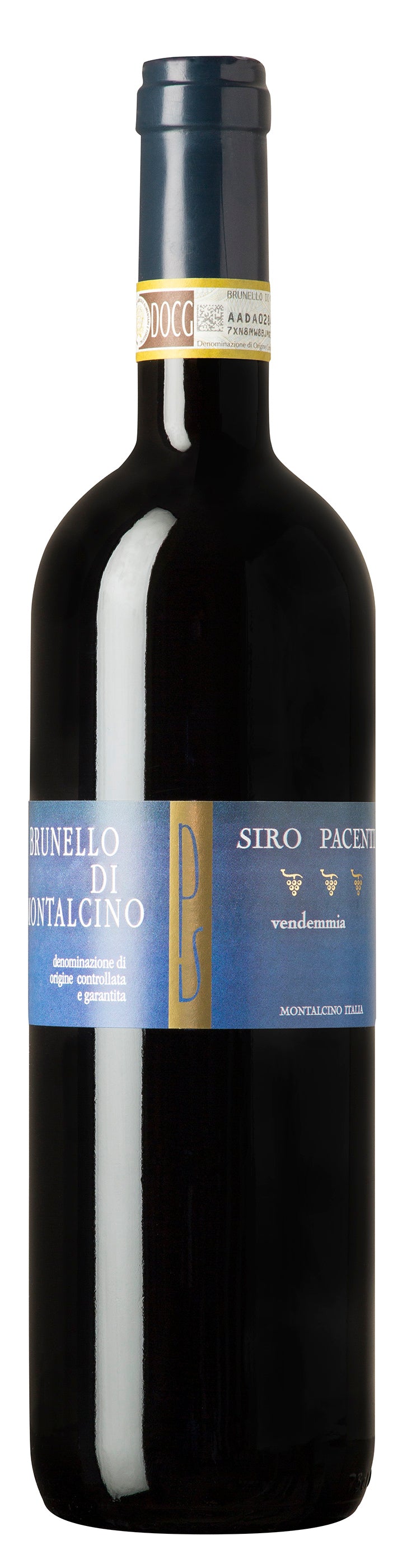 Siro Pacenti Brunello di Montalcino Vecchie Vigne 2020  Front Bottle Shot