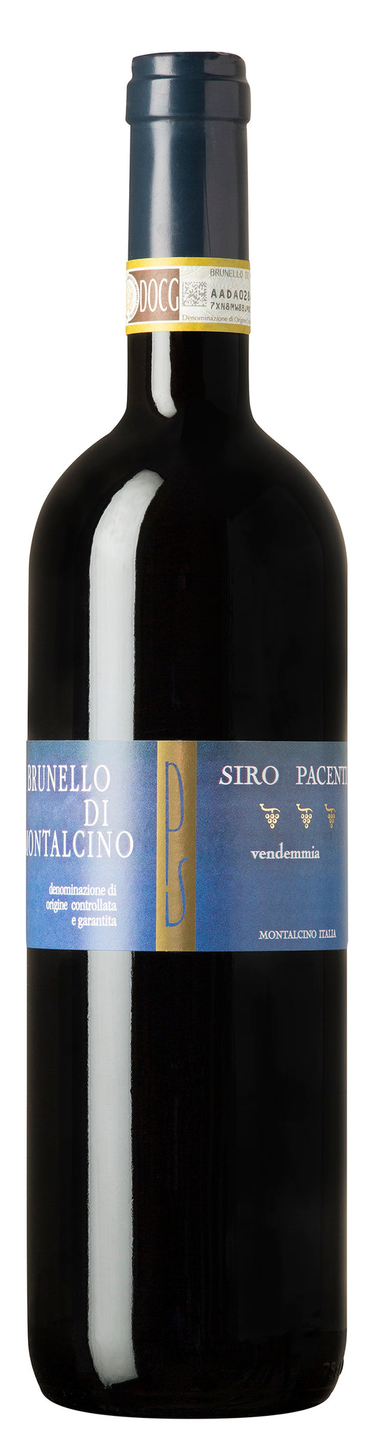 Siro Pacenti Brunello di Montalcino Vecchie Vigne 2020  Front Bottle Shot