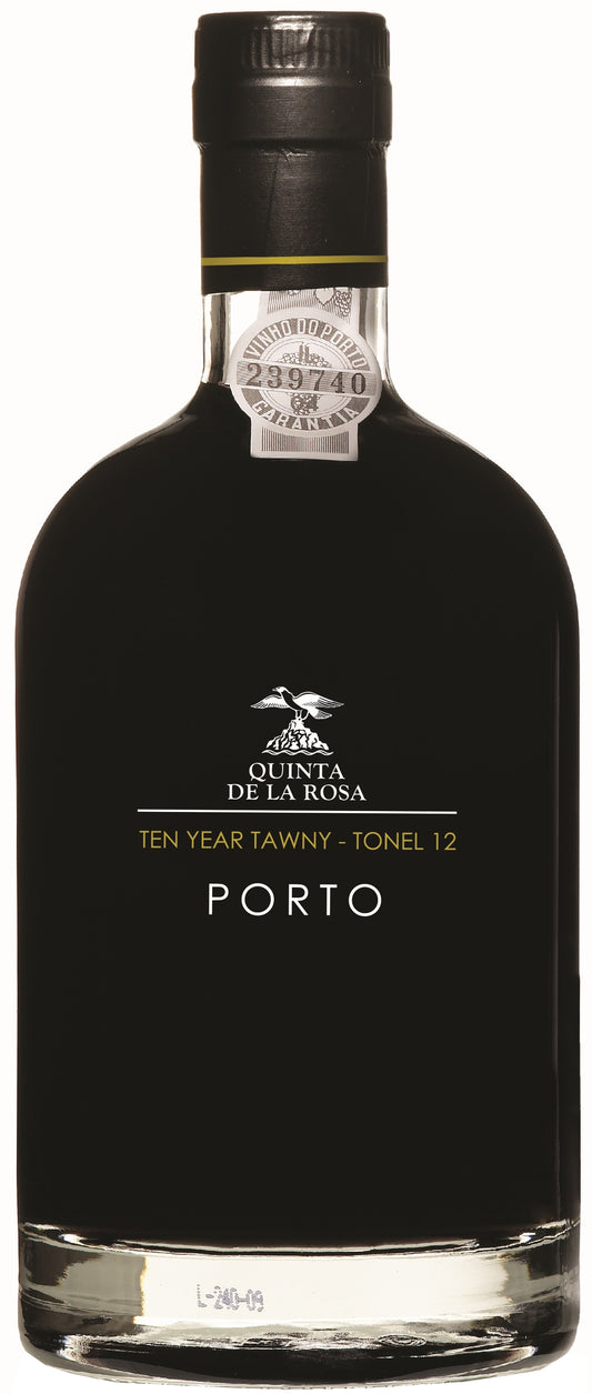 Quinta de la Rosa 10 Year Tawny Port Tonel 12 (500ML) Front Bottle Shot