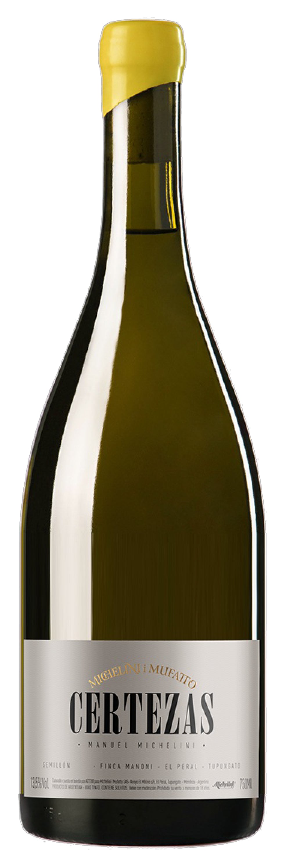 Michelini I Mufatto Certezas Semillon 2021  Front Bottle Shot