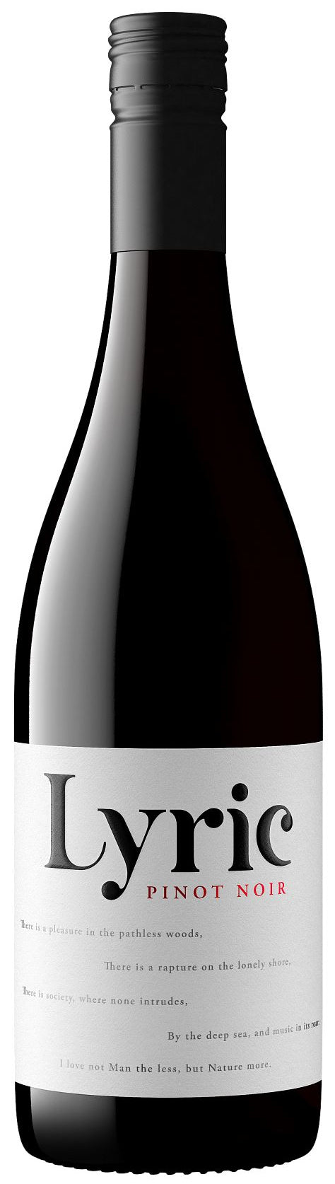 Lyric Pinot Noir 2023  Front Bottle Shot