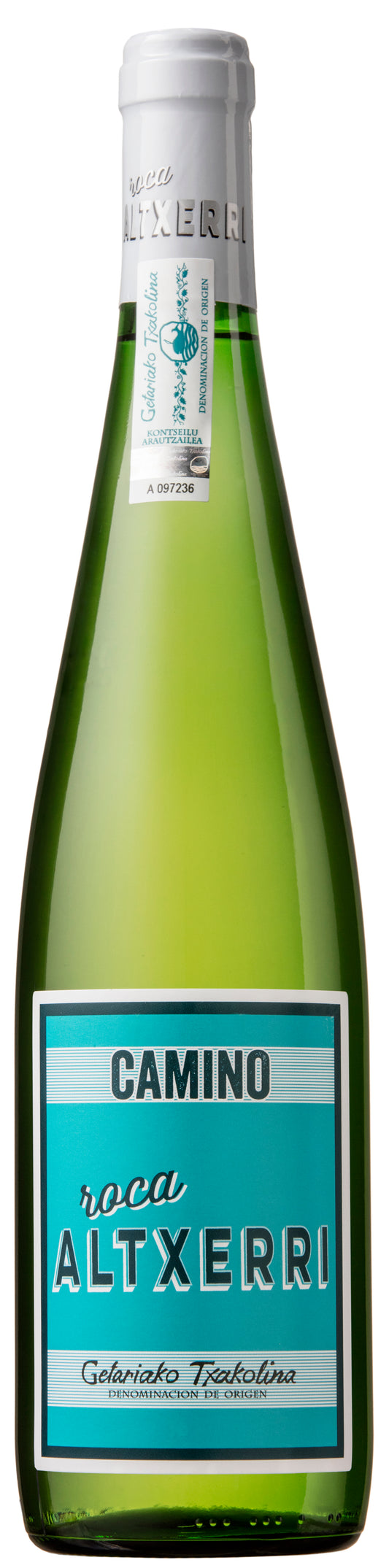 Camino Roca Altxerri Txakoli 2023  Front Bottle Shot