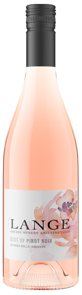 Lange Winery Rose of Pinot Noir 2023  Front Bottle Shot