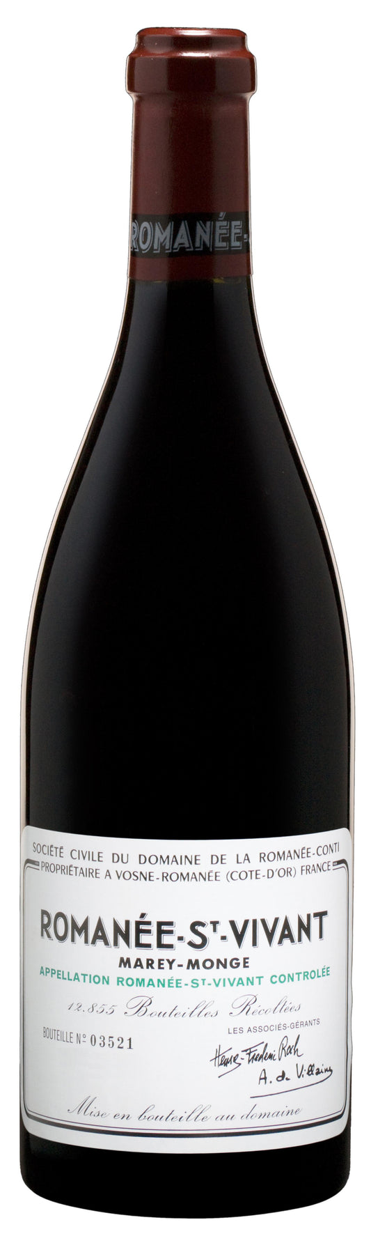 Domaine de la Romanee-Conti Romanee St. Vivant Grand Cru 2017  Front Bottle Shot