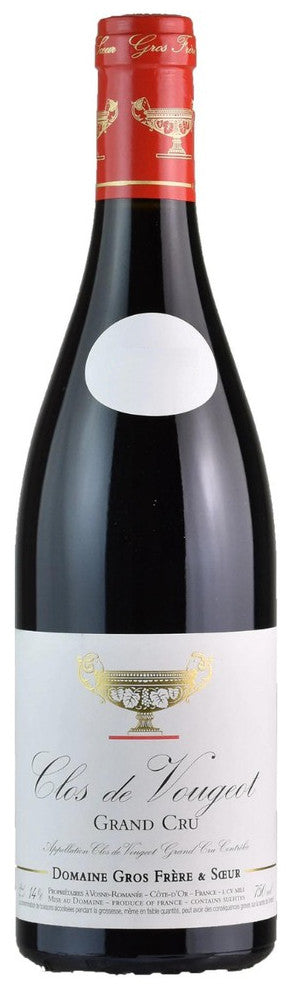 Domaine Gros Frere et Soeur Clos Vougeot Grand Cru 2020  Front Bottle Shot