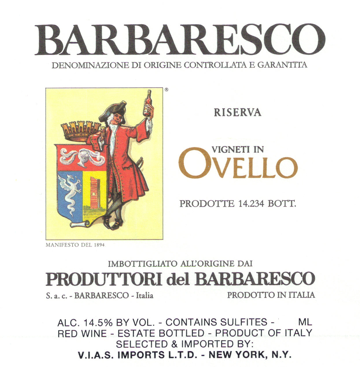 Produttori del Barbaresco Barbaresco Ovello Riserva (1.5 Liter Magnum) 2020