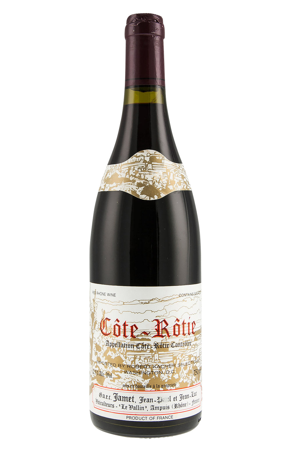 Domaine Jamet Cote-Rotie 1995  Front Bottle Shot
