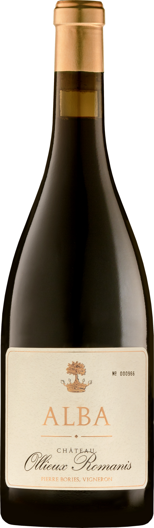 Chateau Ollieux Romanis Alba Rouge 2020  Front Bottle Shot