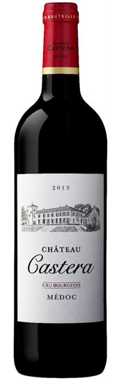 Chateau Castera  2015  Front Bottle Shot