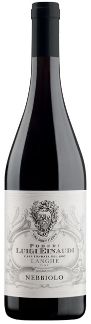 Luigi Einaudi Langhe Nebbiolo 2022  Front Bottle Shot