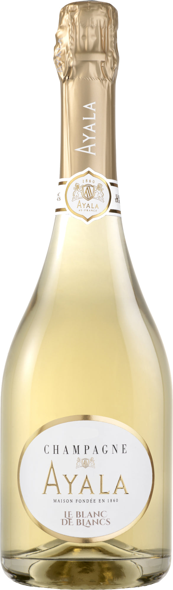 Ayala Le Blanc de Blancs 2018  Front Bottle Shot