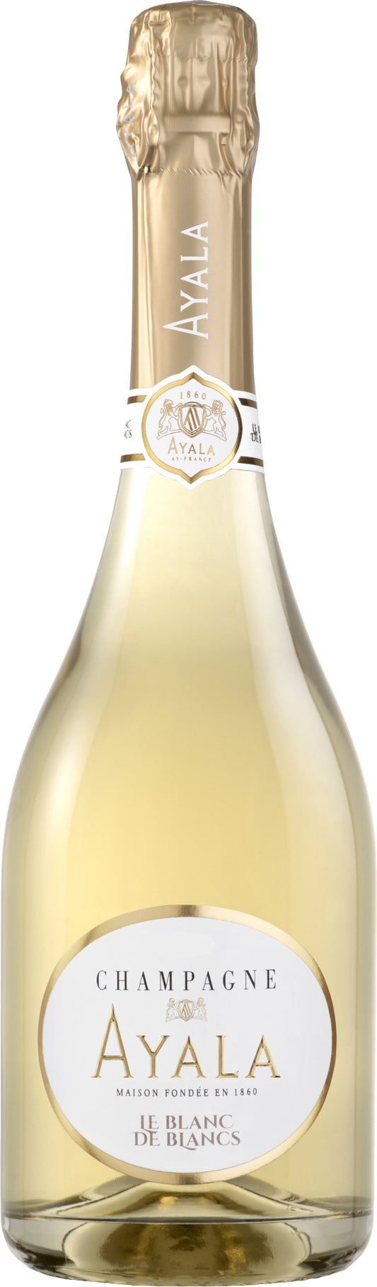Ayala Le Blanc de Blancs 2018  Front Bottle Shot