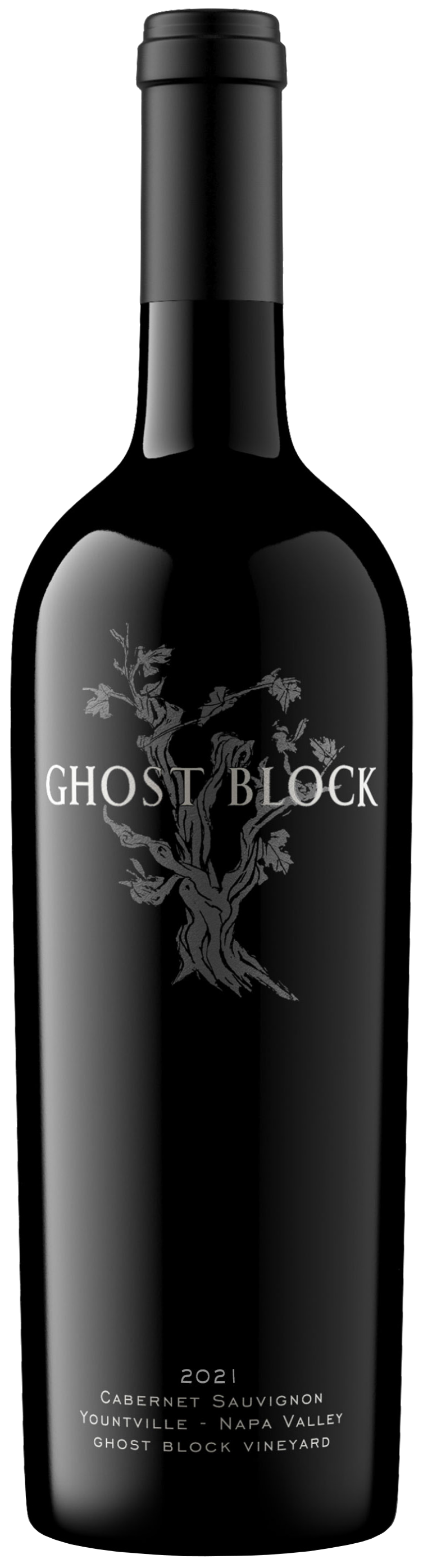 Ghost Block Single Vineyard Cabernet Sauvignon 2021  Front Bottle Shot