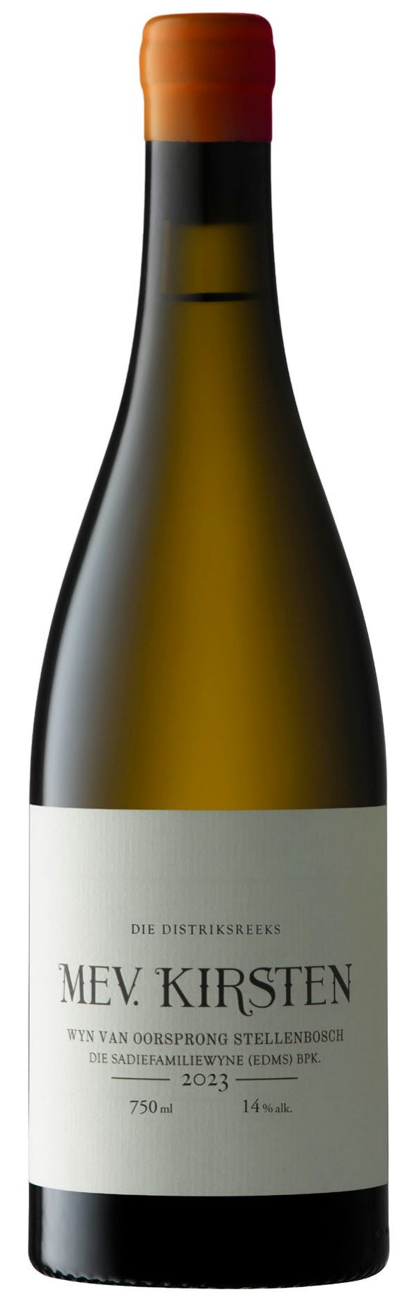 Sadie Family Mev. Kirsten Chenin Blanc 2023  Front Bottle Shot