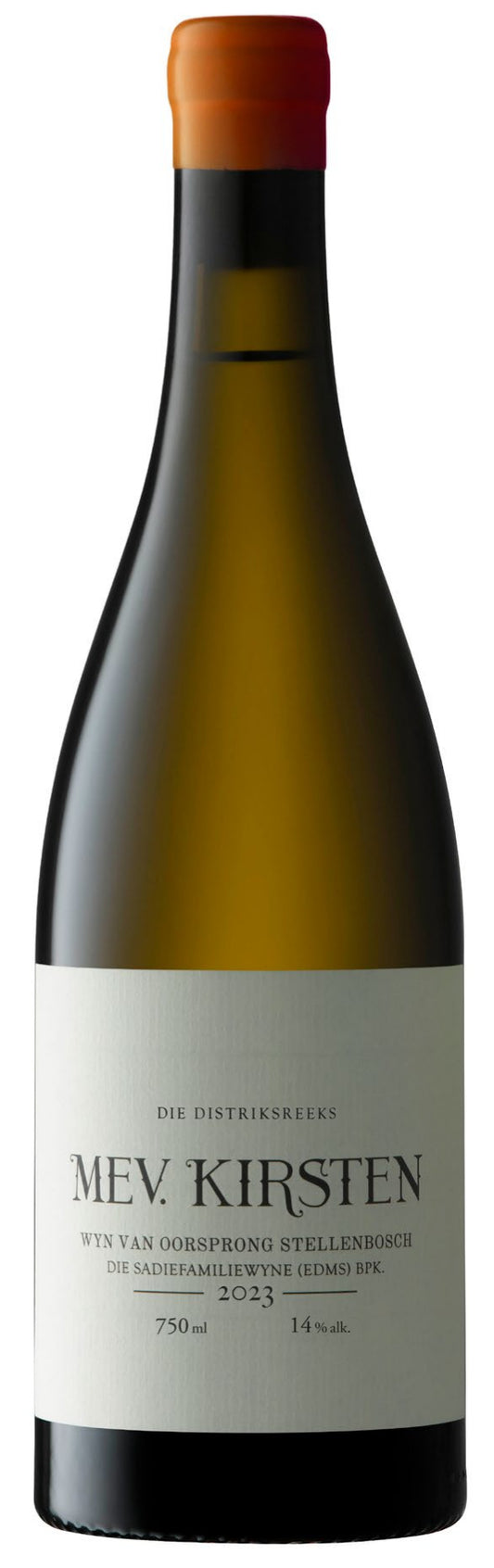 Sadie Family Mev. Kirsten Chenin Blanc 2023  Front Bottle Shot