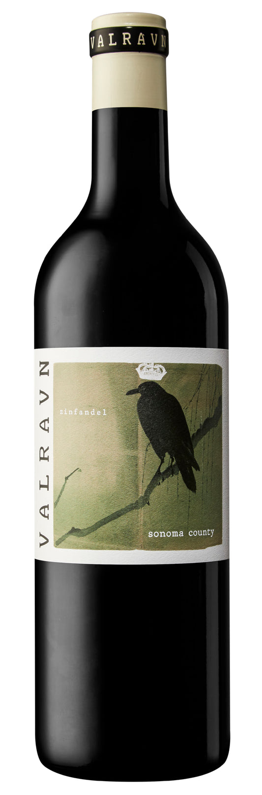 Valravn Sonoma Zinfandel 2022  Front Bottle Shot