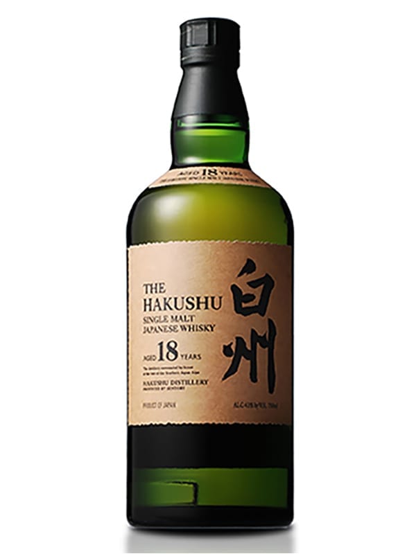 Hakushu 18 Year Old Japanese Whisky 750ml
