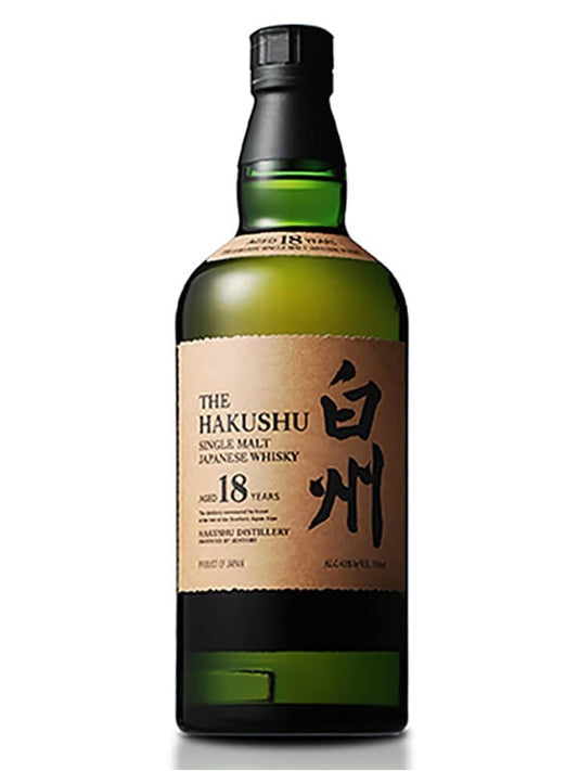 Hakushu 18 Year Old Japanese Whisky 750ml