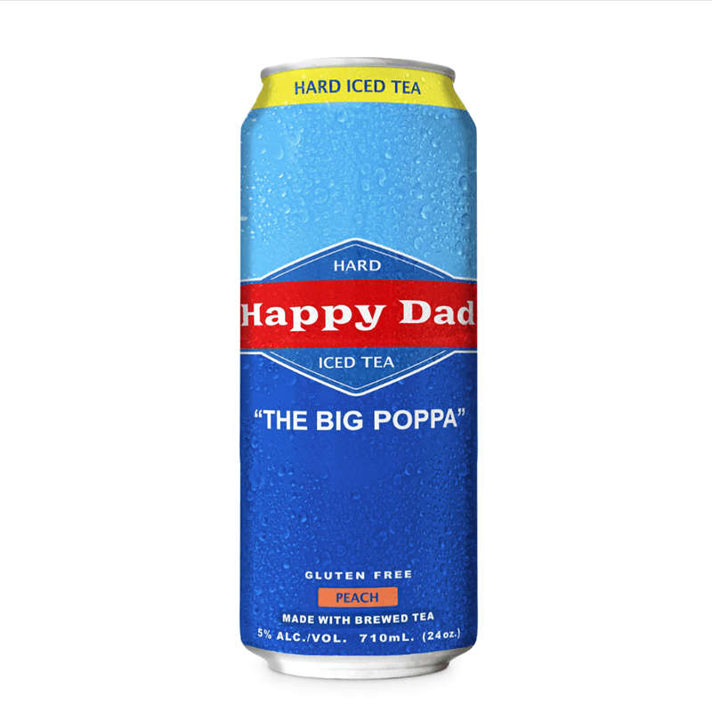 Happy Dad The Big Poppa Peach Hard Iced Tea 12/24oz