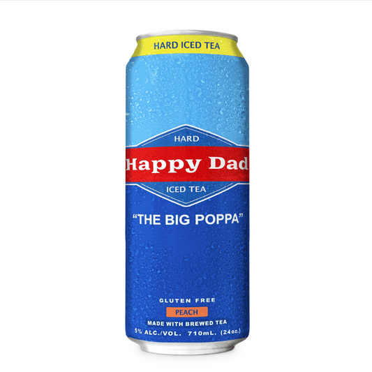 Happy Dad The Big Poppa Peach Hard Iced Tea 12/24oz