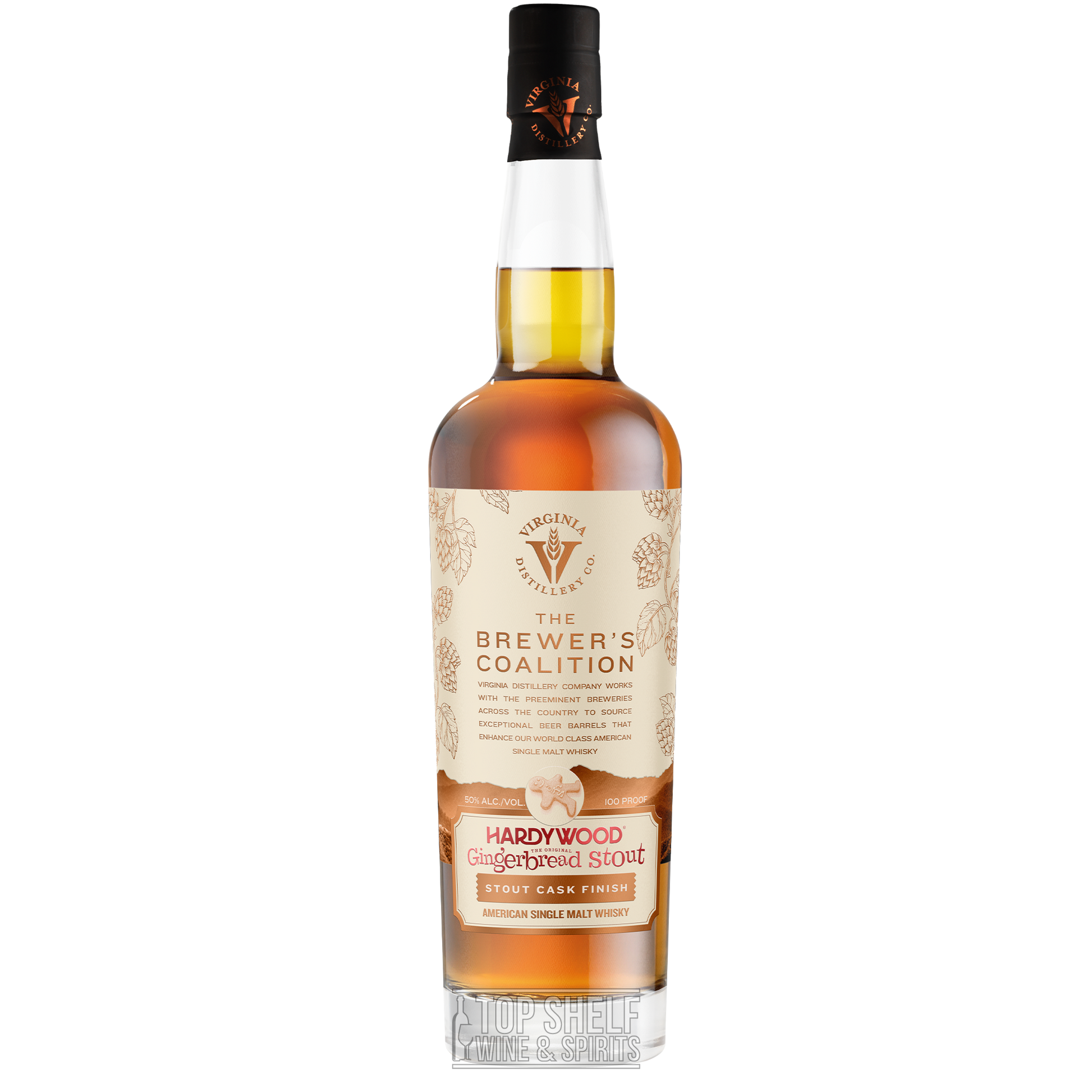 Virginia Distilling Hardywood Gingerbread Stout American Single Malt Whiskey