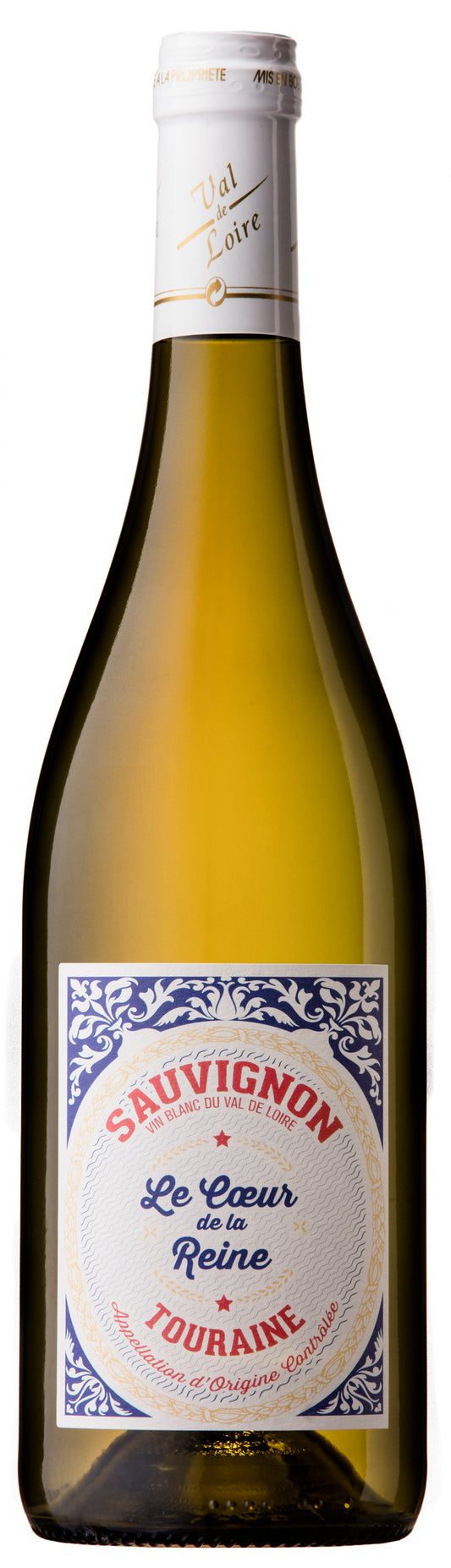 Le Coeur de la Reine Touraine Sauvignon Blanc 2022  Front Bottle Shot