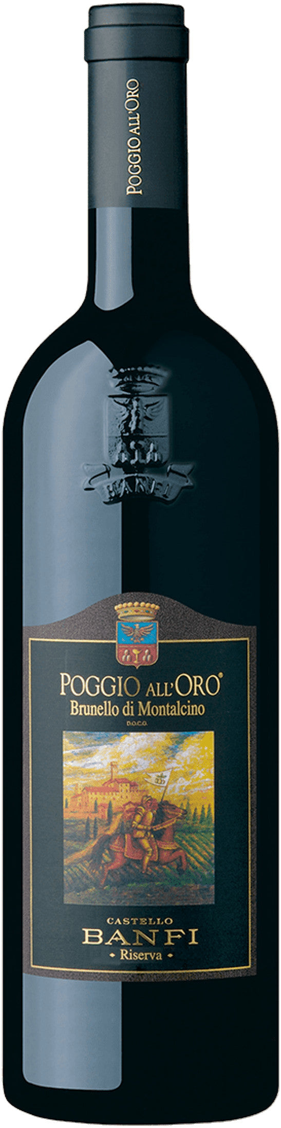 Banfi Poggio all'Oro Brunello di Montalcino Riserva 2012  Front Bottle Shot