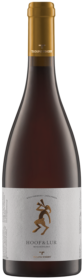 Troupis Winery Hoof & Lur Moschofilero 2023  Front Bottle Shot