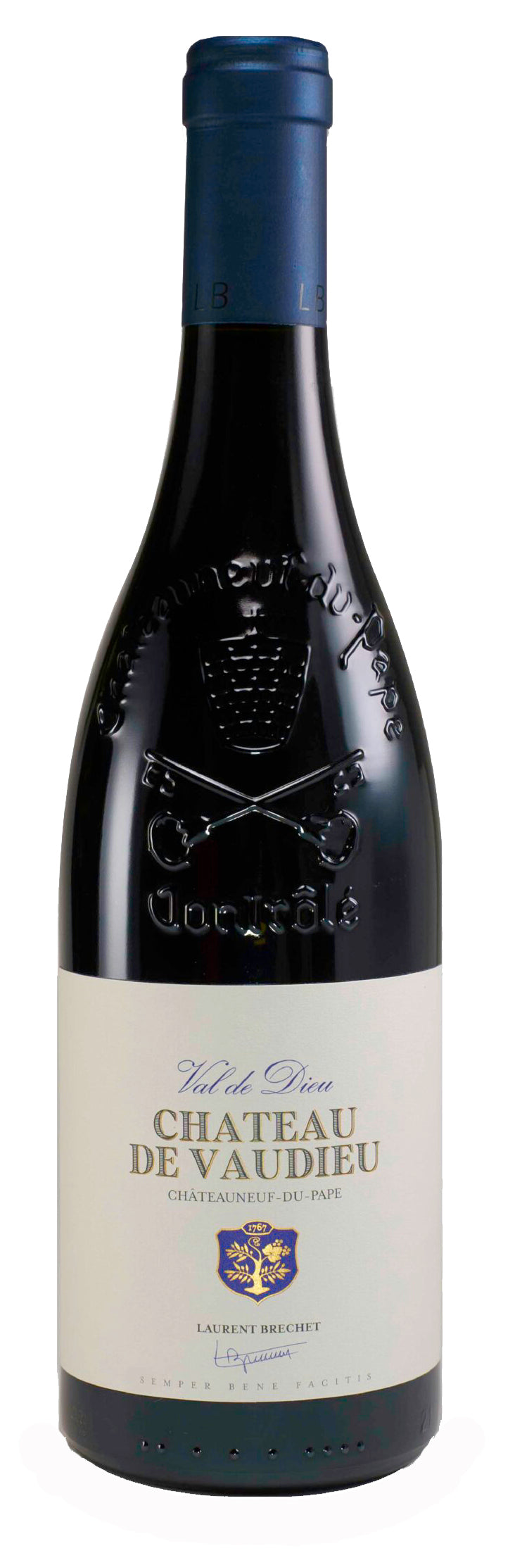 Chateau de Vaudieu Chateauneuf-du-Pape Val de Dieu 2020  Front Bottle Shot