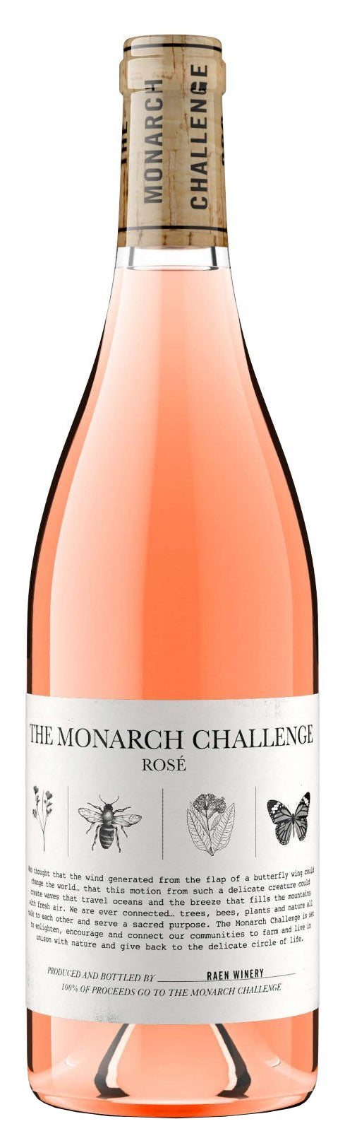 RAEN The Monarch Challenge Rose 2023  Front Bottle Shot