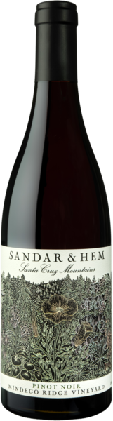 Sandar & Hem Mindego Ridge Vineyard Pinot Noir 2021  Front Bottle Shot