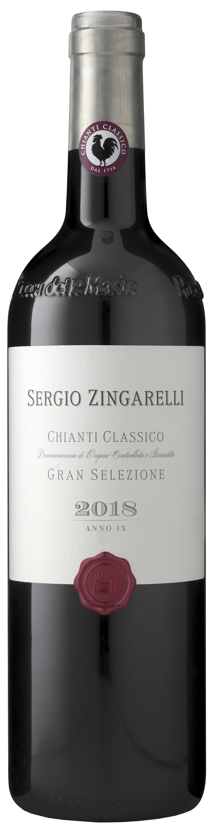 Zingarelli Sergio Zingarelli Chianti Classico Gran Selezione 2018  Front Bottle Shot