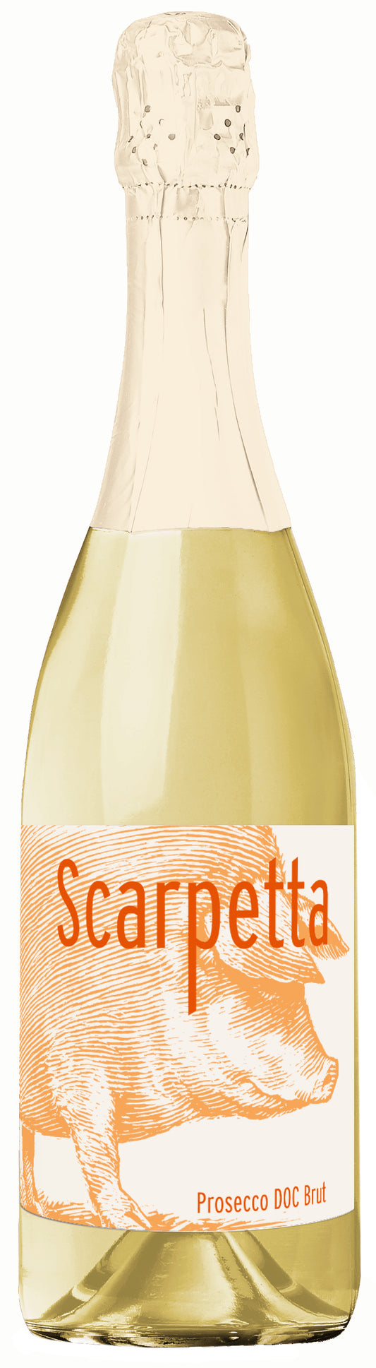 Scarpetta Prosecco Brut 2023  Front Bottle Shot