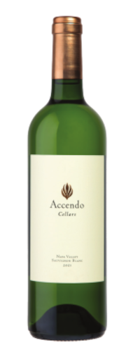 Accendo Cellars Sauvignon Blanc 2021  Front Bottle Shot
