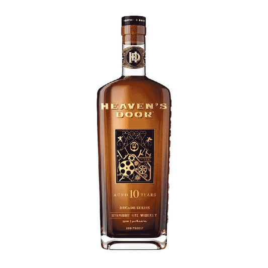 Heavens Door 10 Years Decade Series Straight Rye Whiskey 750ml
