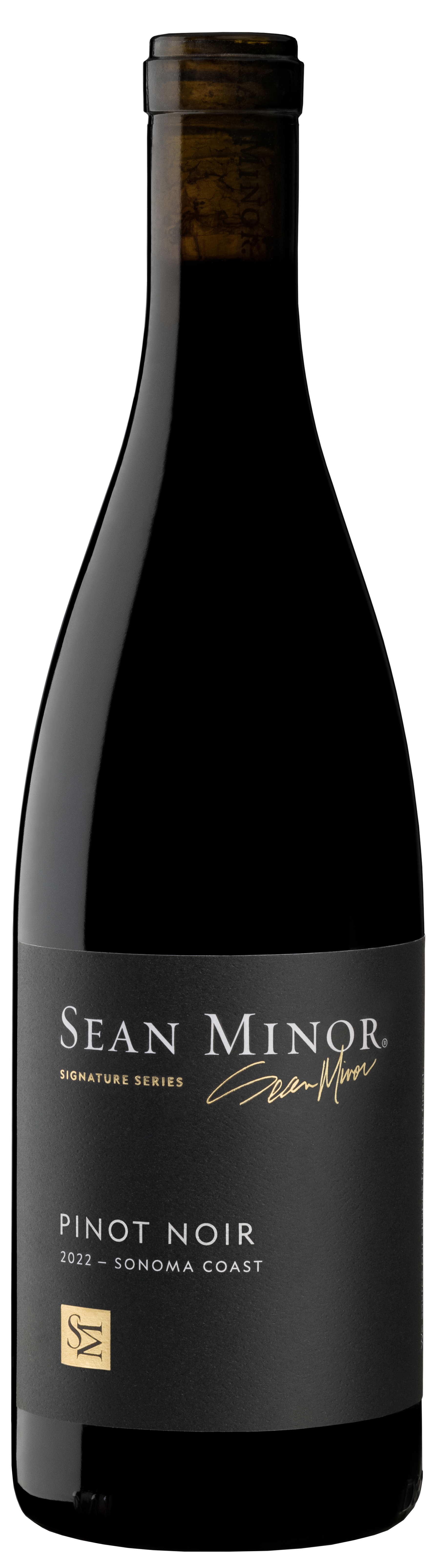 Sean Minor Sonoma Coast Pinot Noir 2022  Front Bottle Shot