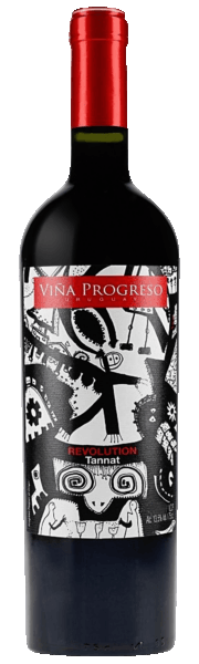 Vina Progreso Revolution Tannat 2022  Front Bottle Shot