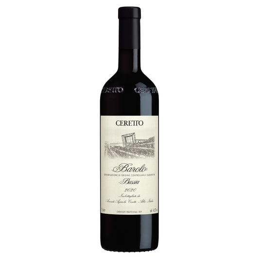 Ceretto Barolo Bussia 2020  Front Bottle Shot