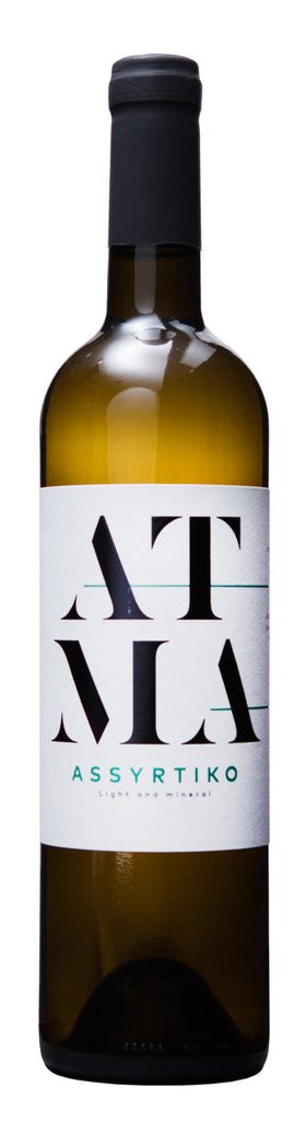 Thymiopoulos Atma Assyrtiko 2023  Front Bottle Shot