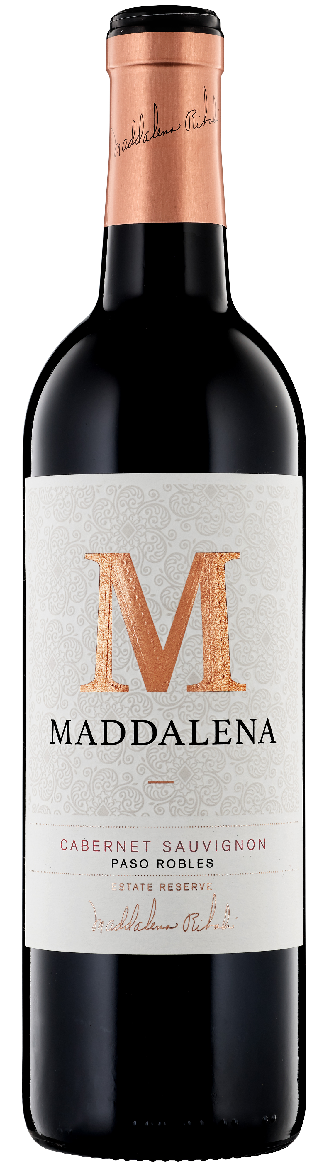 Maddalena Cabernet Sauvignon 2022  Front Bottle Shot